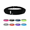 WATERFLY Running Belt Fanny Pack:Phone Holder Belt for Men Women | Lightweight, Soft and breathable fabric,SBS zipper, Adjustable waist belt, Zero bounce, Suitable for running workout Fitness