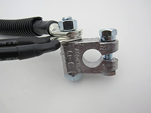 Custom Battery Cables Compatible/Replacement Kit For Ford Superduty F250/F350/Excursion 1999-2003 7.3L Powerstroke 2/0#2298-90 #TOP2