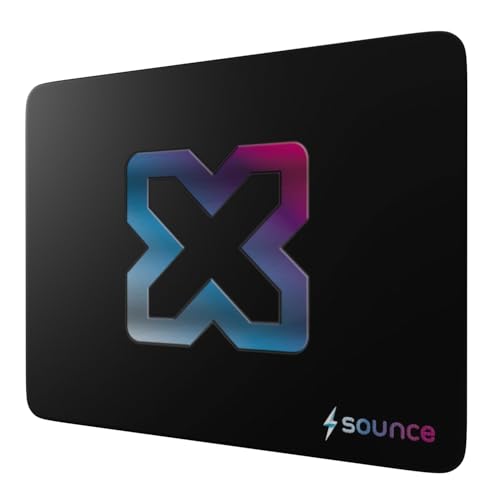 Image of Sounce Ergonomic Mouse Pad, Non-Slip, Anti-Skid, Waterproof, Splash-Proof Precision Tracking, Durable, Suitable for Gaming, Computer, Laptop, Home & Office (9.8 X 8.2 Inch Black)