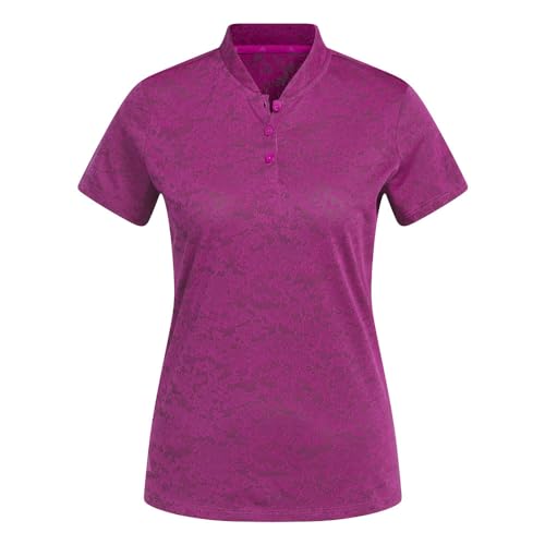 Polo jacquard femme adidas Golf : finie la transpiration sur le parcours avec ce haut taille M