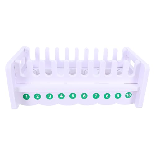 Support de Téléphone de Bureau Plastique Blanc Rangement Mobile Multi-Compartiments - 2