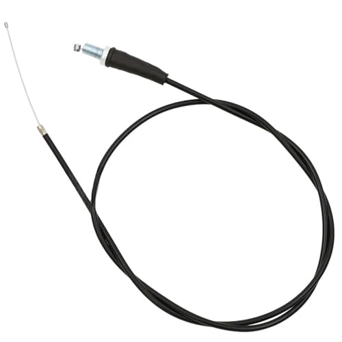 Câble d'accélérateur moto haute performance gaine acier tête droite 820mm