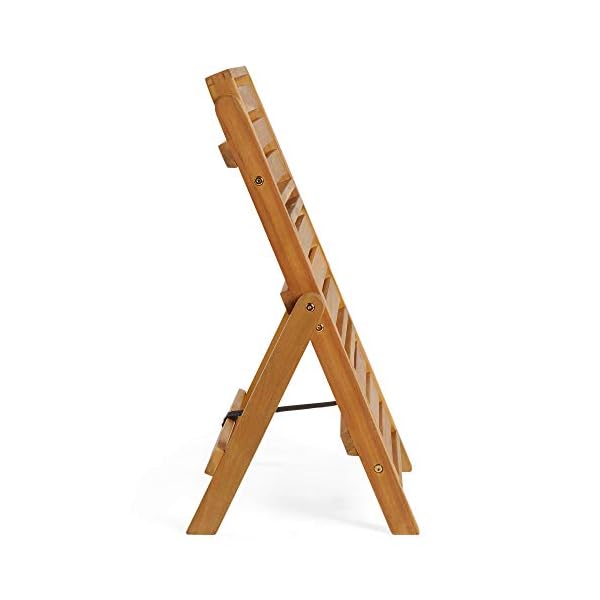 VonHaus 3 Tier Plant Stand Folding – Ladder Planter Wooden – Outdoor Plant Stand – Tiered Planter – Wooden Plant Stand – for Outdoor or Indoor - Garden Decorative Rack Ladder and Shelving for Flowers - Image 7