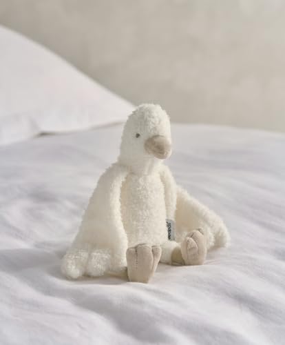 Mamas & Papas Baby/Toddler Small Beanie Toy, Welcome to the World Duckling, Small Beanie Monty Duckling - Image 4
