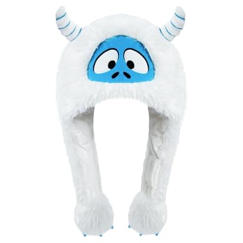 dressfan Plush Snow Monster Hat for Women Girl,Soft Winter Warm Beanie Hat with Ear Flaps,Crazy Hat Novelty Funny Christmas Gifts & Birthday Gifts Cover