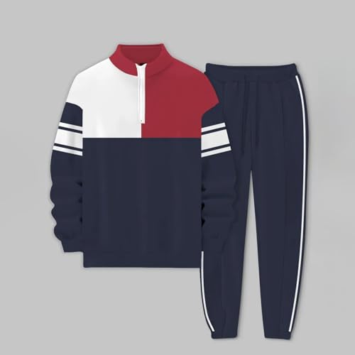 Ensemble homme sweat à capuche et motif géométrique classique imprimé 3D - 2