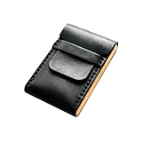 Zigarettenetui aus Leder mit Feuerzeughalter, Brieftasche for 20 Zigaretten, for Damen und Herren, Unisex Reibungslose Bedienung