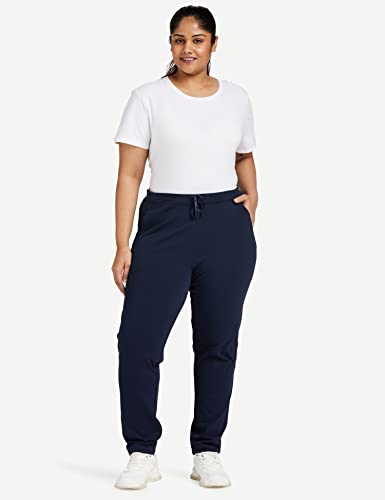 Image of Van Heusen Women's Cotton Lounge Pants | Drawstrings & Side Pockets | Cotton Stretch | Smart Tech Finish| Everyday Pyjamas | At Home Pyjamas | Style 55303