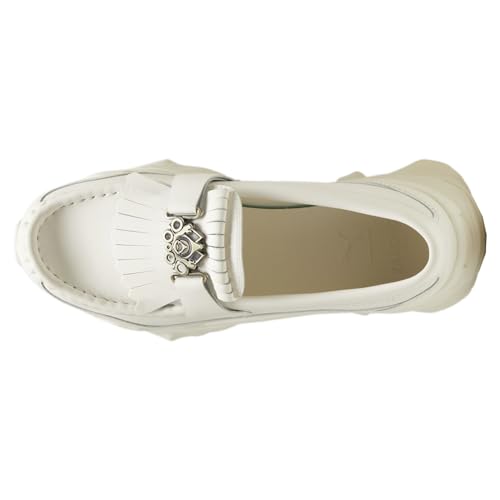 PUMA Mens Palomo Nitefox Loafer Slip On Moc Toe Dress Dress Shoes - White - Size 7 M4