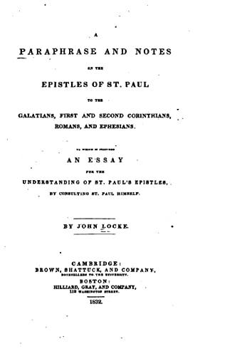 A Paraphrase and Notes on the Epistles of St. Paul 1519652968 Book Cover