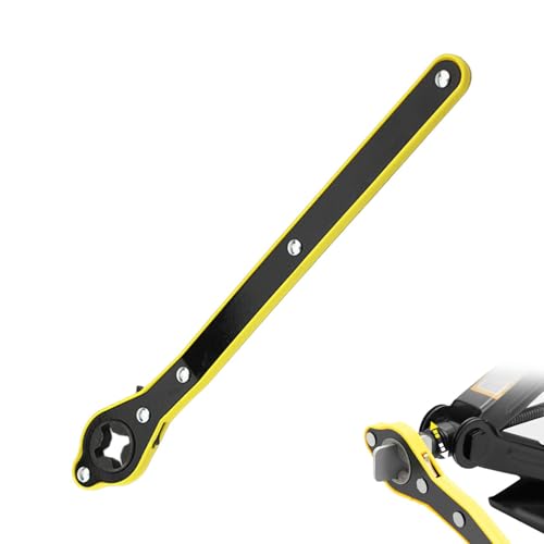 Strumento per chiave inglese per auto, chiave a cricchetto, Strumento di riparazione della maniglia della velocità, Chiave di sollevamento per martinetto per pneumatici a risparmio di manodopera, stru