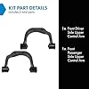 TRQ Front Upper Control Arm Driver and Passenger Side Compatible with 2001-2007 Toyota Sequoia 2000-2006 Toyota Tundra #1