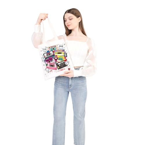 WSNANG Korean Group Gift Korean Group BabyMons7er Tote Bag Batter Up Album Merchandise Music Lover Gift3