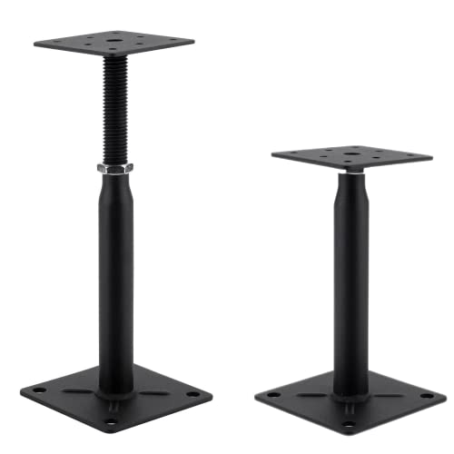 2 Pack Adjustable Support Jack for The Floor,Floor Beam Leveler,RV Step Stabilizer,Mini Screw Jack- Post 7" to 10" by YEUQWJ - Used condition - US$18.23