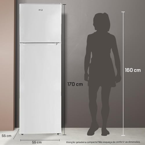 Geladeira Refrigerador HQ Defrost 290 Litros Branco HQ-290RDF 127V - Imagem 4