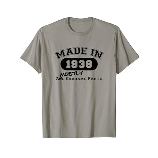 Hecho en 1938 en su mayoría piezas originales divertido regalo de cumpleaños 82 Camiseta