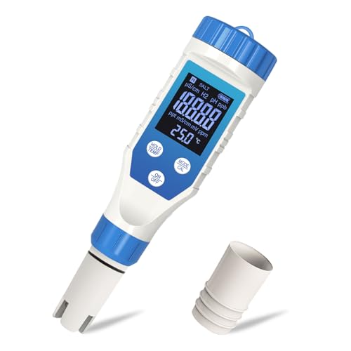 Hydrogen Water Tester 7-in-1 pH TDS ORP Meter