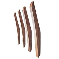 Mid-Century Modern Coat Hanger Wall Mount | 4 Pack Entryway Organizer | Wall Mounted Hooks | Perfect Housewarming Gift & Modern Wall Art Decor (Beech)