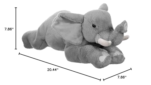 Wild Republic Earthkins African Elephant, Stuffed Animal, 15 Inches, Plush Toy, Fill is Spun Recycled Water Bottles, Eco Friendly - Image 2