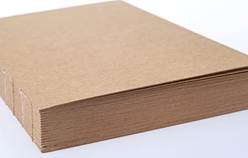 Fark Tanıtım Özel Tasarım Kraft Kapaklı A5 Çizgisiz Not Defter - 180 Derece Açılabilir, Sırtı Dikişli,%100 El İşçiliği, Ofis İçin İdeal, Planlayıcı (Kraft Sayfa) - Görsel 1