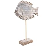 Statue décorative de poisson : pleine de style méditerranéen, décorations nautiques très attrayantes, sculpture sculptée