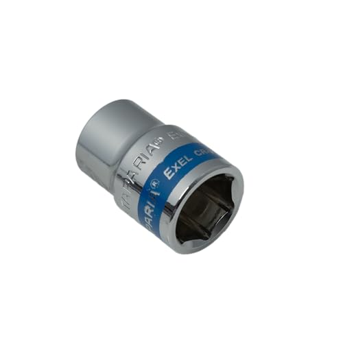 Image of Taparia 1 /2 inch Square Drive Socket (16,18 mm)-Hex or 6 point Socket for Standard Nuts & Bolts Compatible w /Ratchets, L Handles, Wrenches, Power Tools-Automotive & Mechanical Work for Garages, DIY
