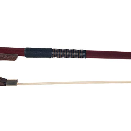 Guitar Parts 4/4 Brazilwood Upright Bow German Style Upright Bow for 4/4 Full Size Double Bass White Horsehair