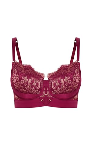 Image of City Chic Plus Size Bra - Alexis Contour Longline