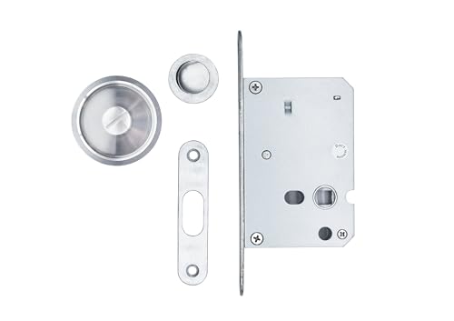Tesa Assa Abloy KITPRIVRCORIS KIT Serratura per porta scorrevole Acciaio Rotondo