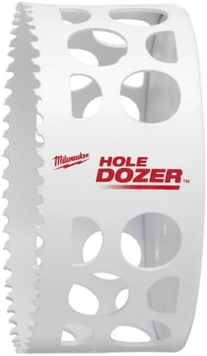 Hole Dozer Hole Saw, Bi-Metal, 4-1/8 in