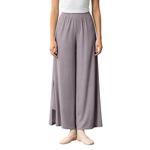 Pantalon de danse femme mousseline palazzo pour danse orientale et yoga