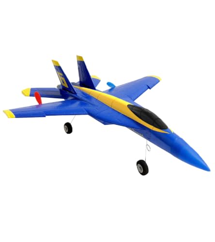 2-Channel Dark Blue RC Plane