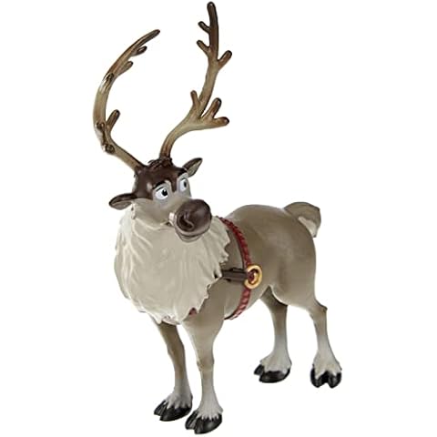 Bullyland 13514 Walt Disney Frozen 2, Sven, Approx. 12 cm Tall, lovingly Hand-Painted Figurine, PVC for Boys and Girls for Imaginative Play, Multicoloured Cover