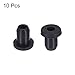 MECCANIXITY 10Pcs T Shape Rubber Grommet Mount Dia 5mm ID 3mm H 8.5mm Seal Protection Cable Grommets Flexible for Cable Pipe