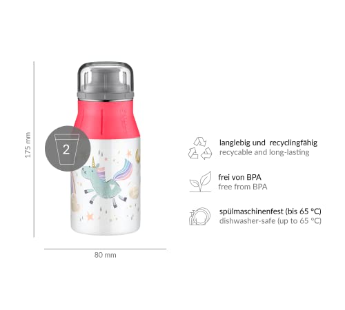 Alfi Kindertrinkflasche 400ml aus Edelstahl, rainbow