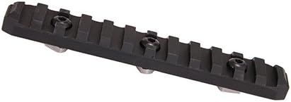 ODIN Works M-lok 12 Slot Accessory Rail Black Aluminum, ACCFEML12 ACC-FE-ML-12