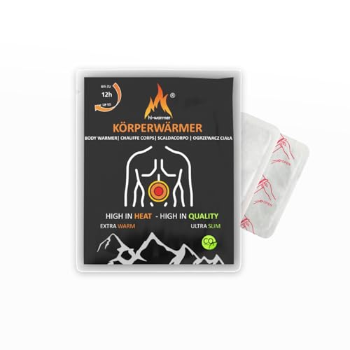 hi-warmer 30x Wärmepflaster, Körperwärmer, Rückenwärmer, Nackenwärmer, Schulterwärmer, Body Warmer, wohltuhende Tiefenwärme für 12h