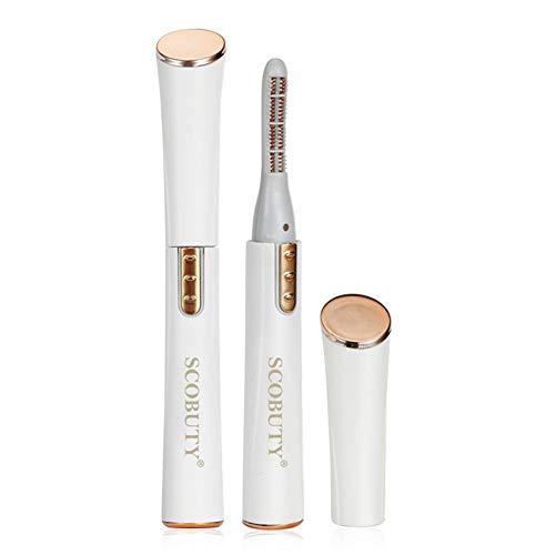 Heated Eyelash Curler, Lash Curler, Eyelash Curler Electric, Portable Electric Eyelash Curler for Curled Eyelashes Painless Curved Beauty Make Up Tool, Quick Heating&Long Lasting