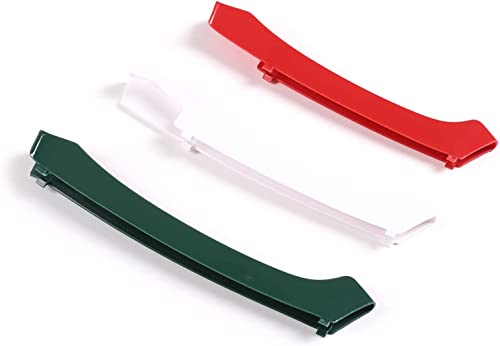 Image of Three-Colored Stripe Grille Insert Trims Compatible with Maserati Ghibli 2014 2015 2016 2017 3PCS