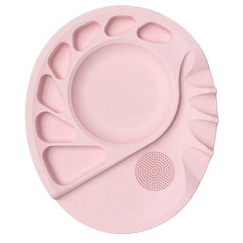 Foundation Mischpalette,Wiederverwendbare Silikon-Schminkwerkzeuge,Augenbrauen-Formpalette | Für Frauen, Mädchen & Alle, Beauty-Liebhaber, Home Salon, Anfänger, Reise & Backstage