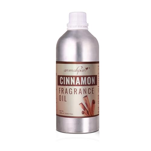 Image of Aromahpure Cinnamon Aroma Oil | 1 liter Undiluted & Natural | Long-Lasting Scent for Aromatherapy, Candle & Soap Making, Diffusers, Room Freshener, Humidifier, Bathroom Revitalizer & Home Essentials