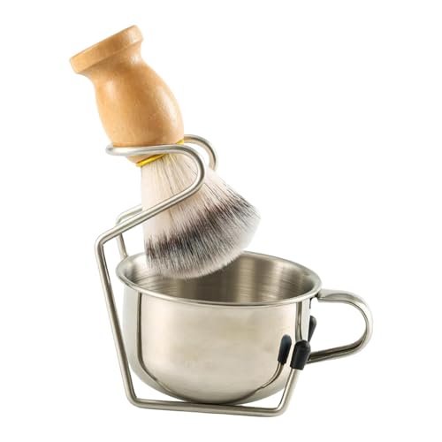 YsXoWiui Set de Afeitado para Hombre con Brocha Y Taza, Estilo B