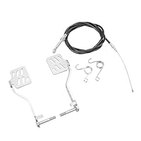 Go-Kart-Pedal-Set, 1 Paar, Langlebig, Leicht, Bremspedal-Rückholfeder, Rostbeständig, für Azusa Fun Kart Carter Go Kart