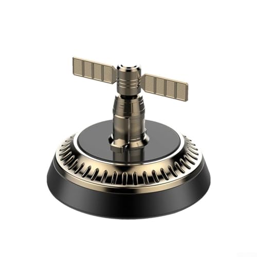 Gdfnmogo Solar Car Air Freshener Diffuser for Vehicle Interior with Turbo Fan and Natural Plant Extracts, Scented Aroma Machine Powered by Sunlight(E)