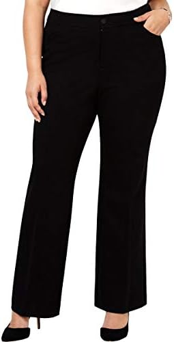 Anne Klein Womens 5 Pkt Trouser Pant - Black