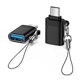 ANNIBER USB-C to USB-A 変換アダプター 紛失防止 タイプc 変換アダプタ 2個セット usb a to c 双方向急速充電/480Mbpsデータ転送 小型 type-cアダプタ OTG対応 usb-c変換コネクタ イヤホン/マウス/usbメモリ/モバイルバッテリー/iPhone/Android/iPad/Macbookその他 Type-C 端末用