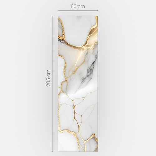 Tapis magnétique cuisine 60x205 cm rectangulaire marbre