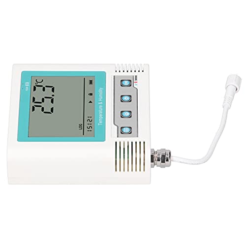 Temperature Data Logger, USB, External LCD Display, Accurate Recorder, Sensor Probes, DC 5V