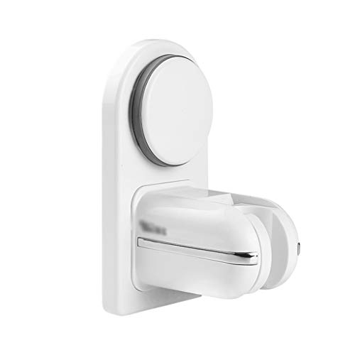 Tête de douche fixe bien positionnée grâce au support de douche universel
