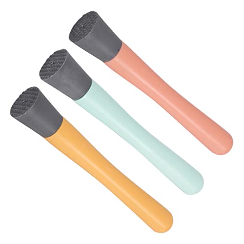 Garneck 3-piece Cocktail Muddler Set Lemon Stirrer Ice Muddler Plastic Pestle Bar Supplies for
